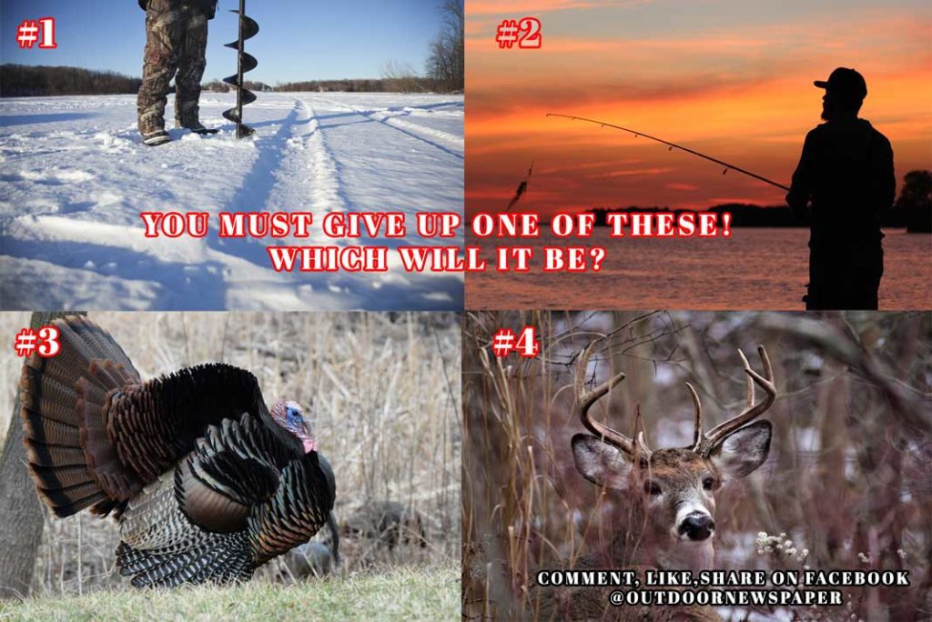 Deer Hunting, Ice Fishing, Fishing, Turkey Hunting, Give Up One - Outdoor Newspaper