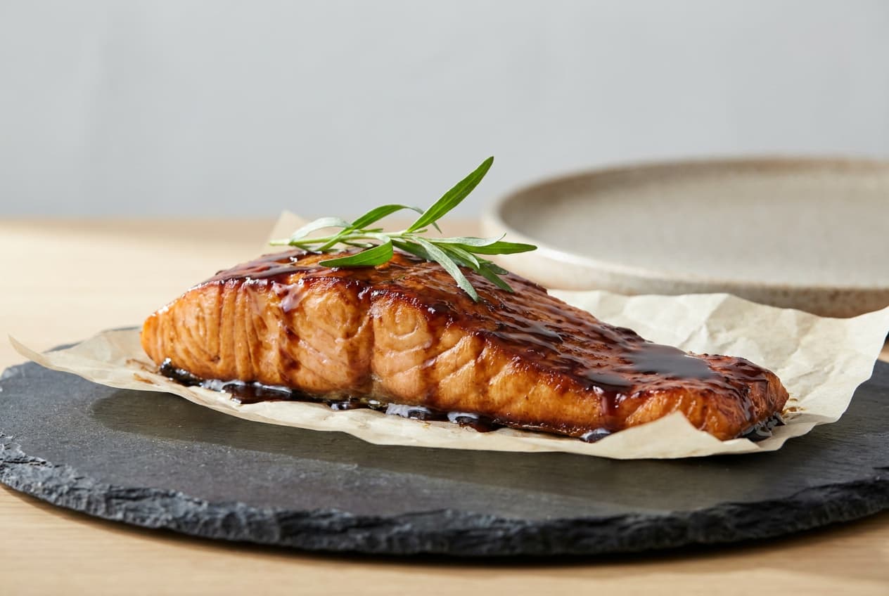 Honey-Balsamic Glazed Salmon