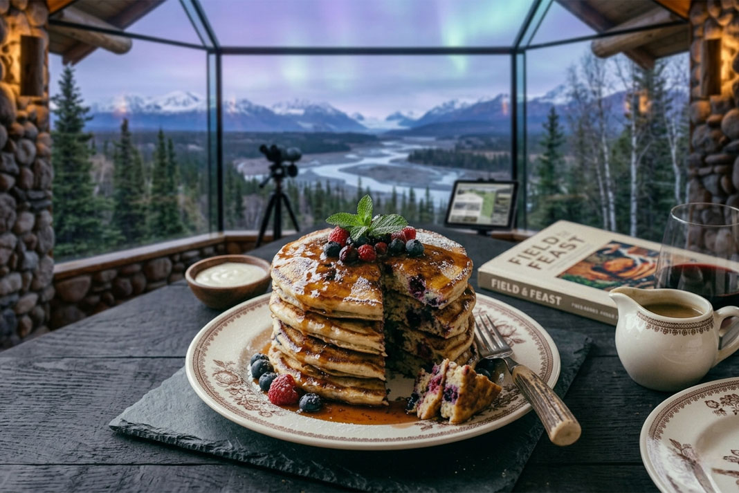 Bear y Delicious Honey Glazed Pancakes Recipe