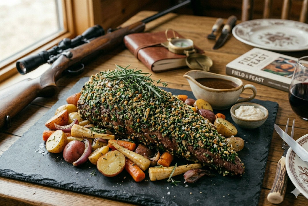 Herb Crusted Bear Tenderloin Recipe Outdoor Newspaper
