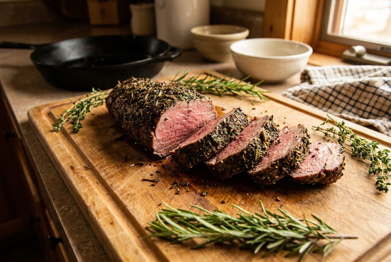 Mastering the Wild: Herb-Crusted Bear Tenderloin Recipe