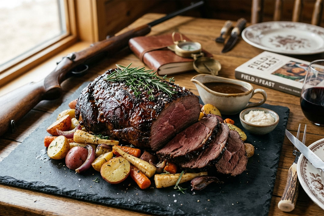 Savory Bear Roast Recipe Outdoor Newspaper