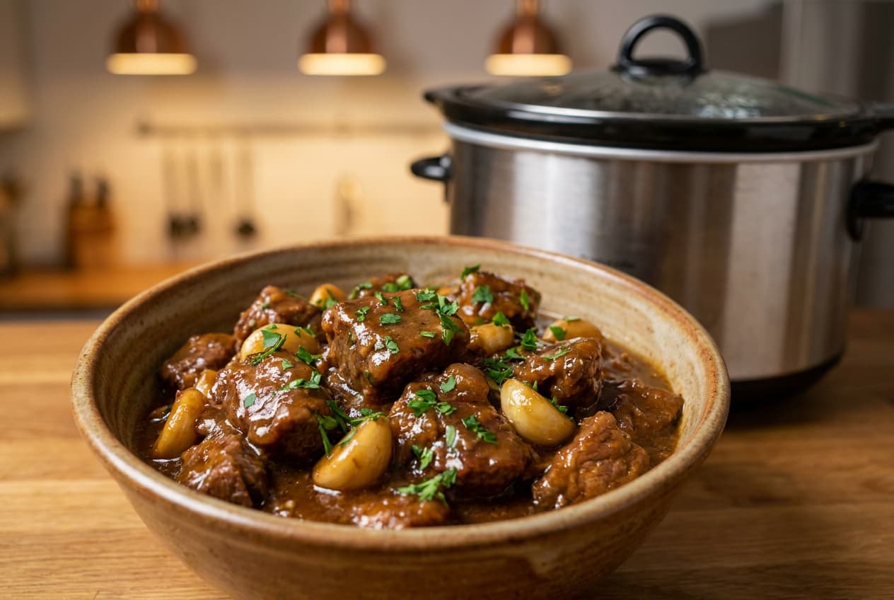 Slow Cooker Delight: Savory Honey Garlic Bear Stew Recipe