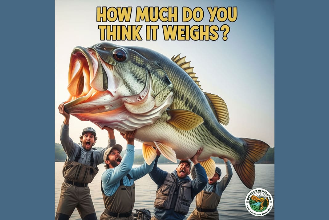 How much does this Bass Weigh Fishing Meme Outdoor Newspaper How much does this Bass Weigh Fishing Meme Outdoor Newspaper