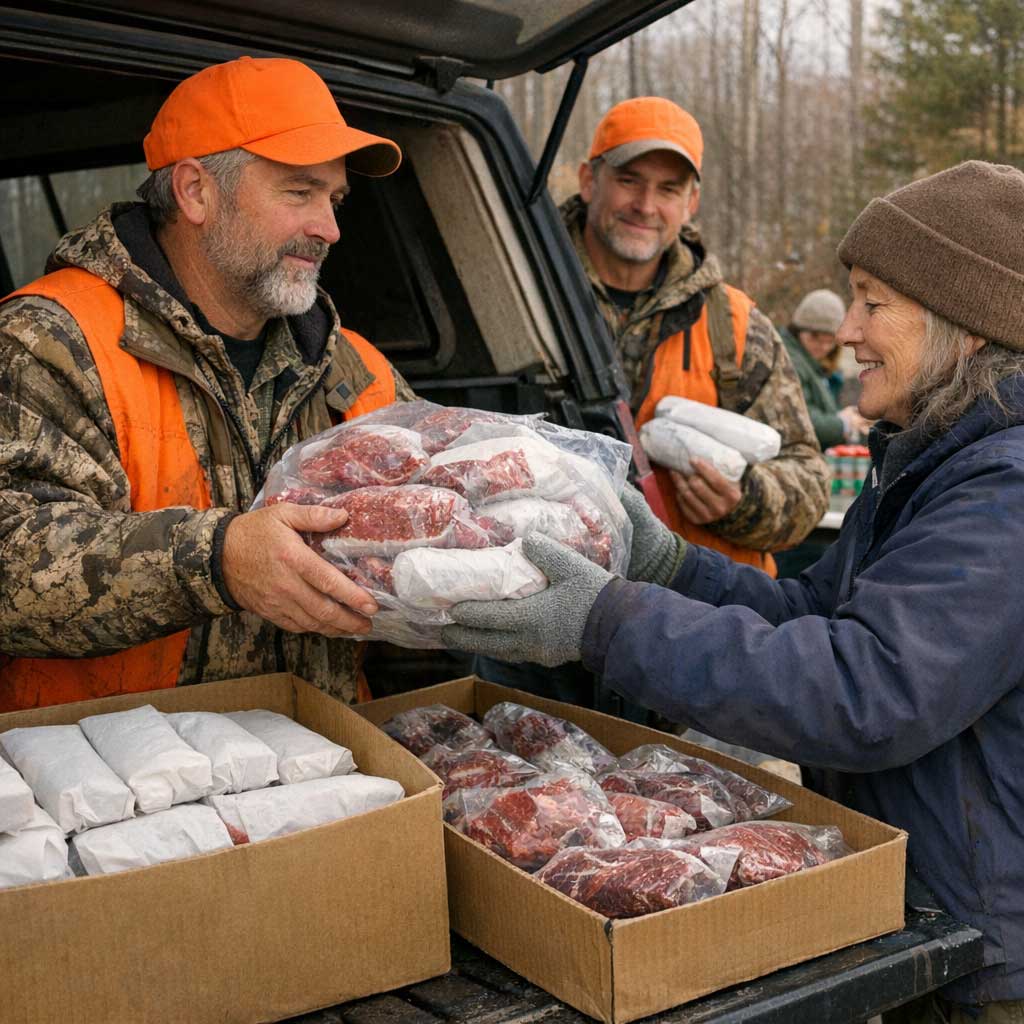 Deer Hunters Serve Community by Donating to Venison Hamburger to Help Fight Hunger in Low Income Households