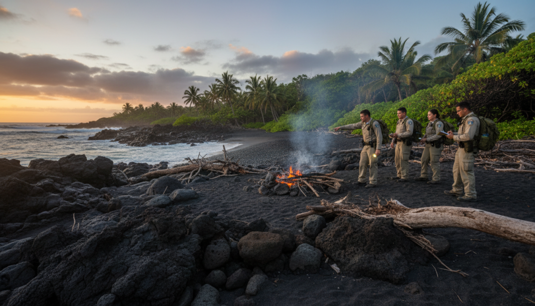 Hawaii's Land and Natural Resources Team Patrols to Stop Illegal Bonfires