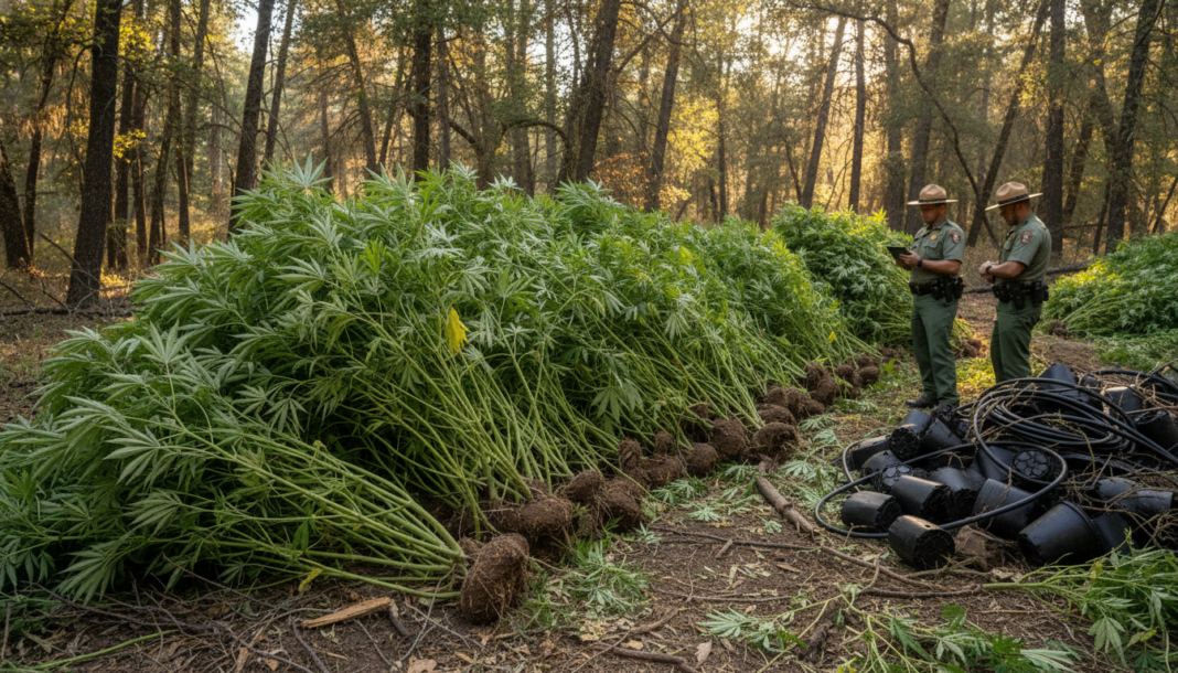 California's Cannabis Crackdown Yields 58,350 Illegal Plants Seized