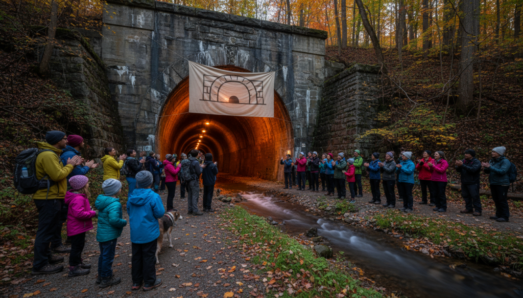 Connecticut Celebrates Completion of Hop River Trail Tunnel Lighting