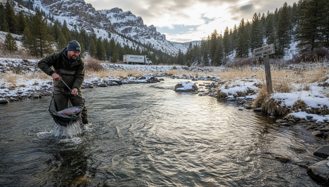Idaho's Rainbow Trout Stocking Set for January 2026 in Magic Valley