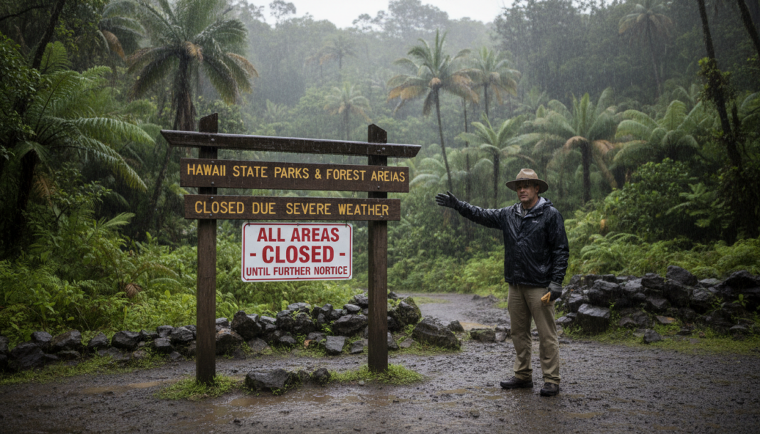 Hawaii Closes All State Parks and Forest Areas Amid Severe Weather
