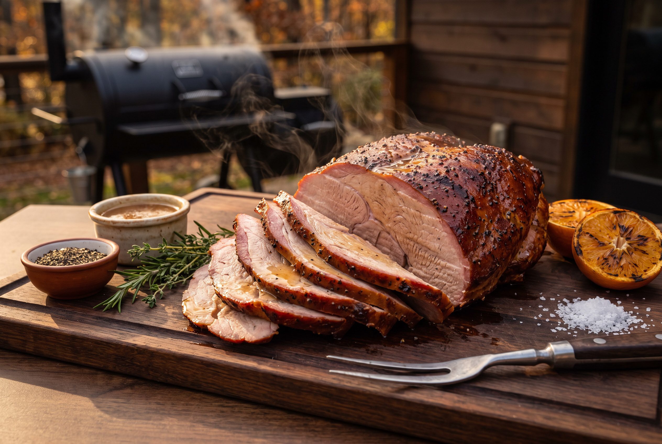 Maple-Brined Smoked Wild Turkey Breast