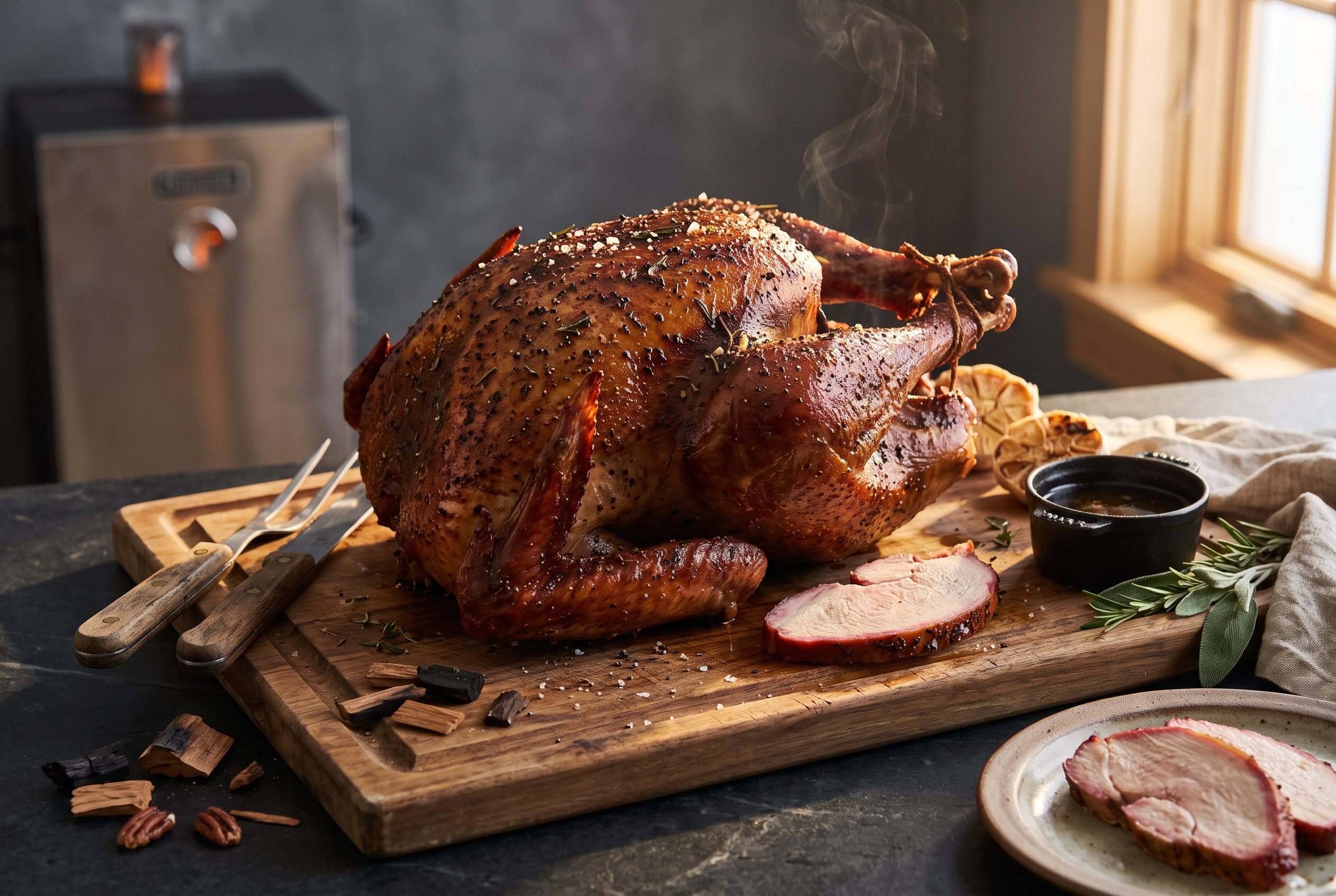 Smoked Whole Wild Turkey in an Electric Smoker (The Method That Actually Works)